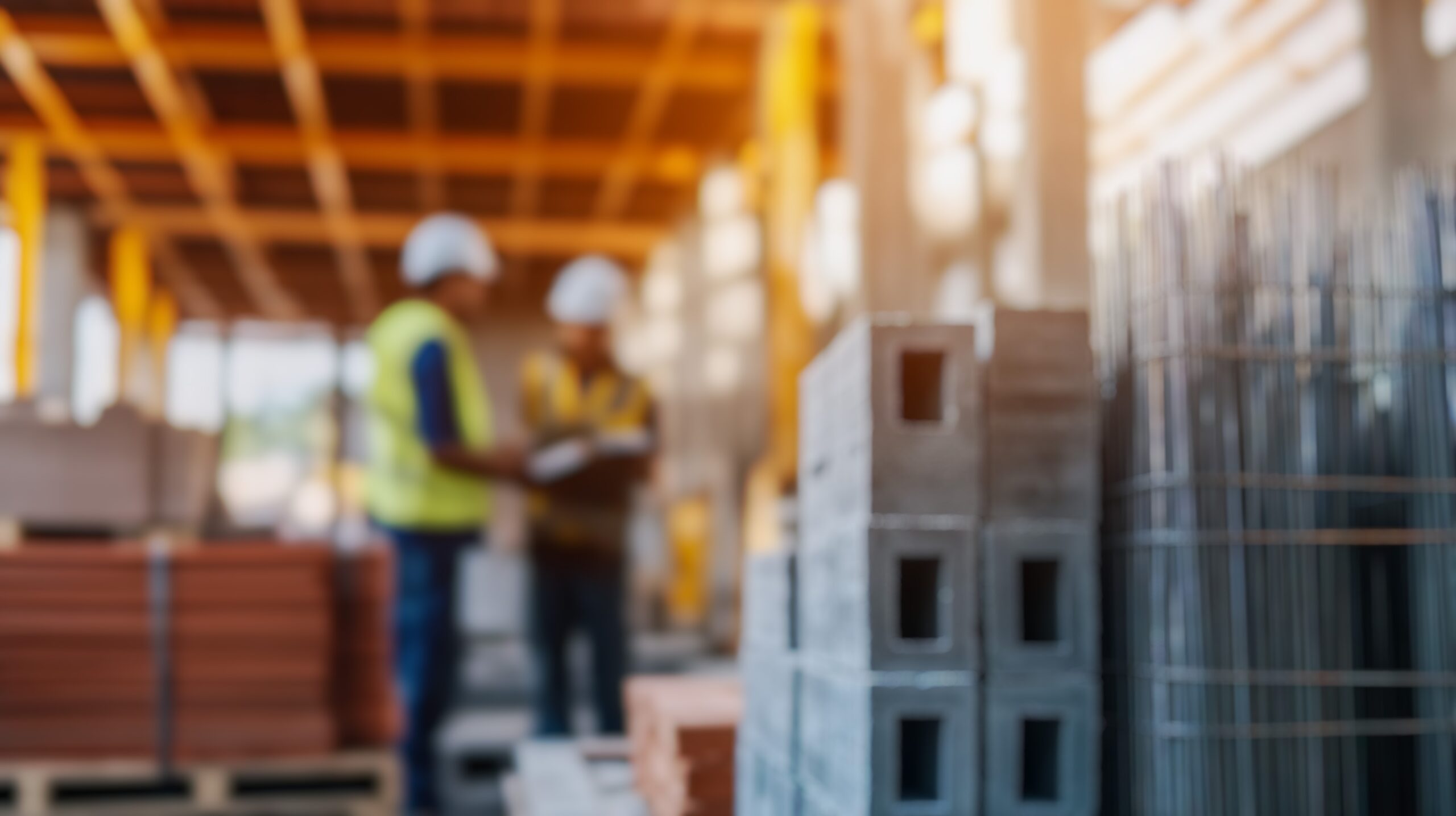 Blurred,Background,Of,Close-up,Image,Showcases,Various,Construction,Materials,,Including