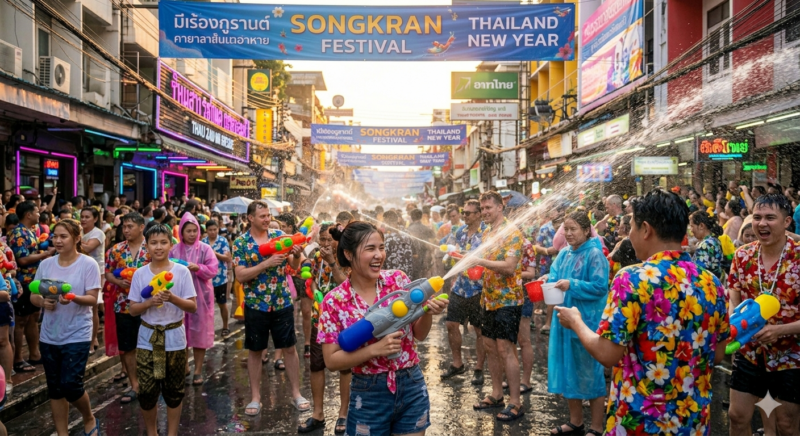 วันเถลิงศก ปีใหม่ไทย สรงน้ำพระ รดน้ำผู้ใหญ่ สงกรานต์