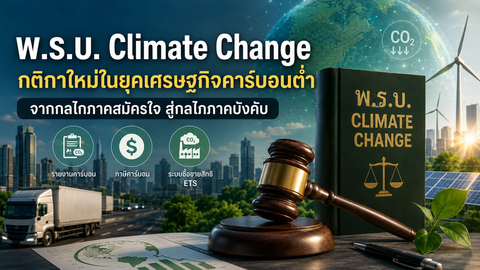 พ.ร.บ. Climate Change กติกาใหม่ธุรกิจไทยสู่เศรษฐกิจคาร์บอนต่ำ