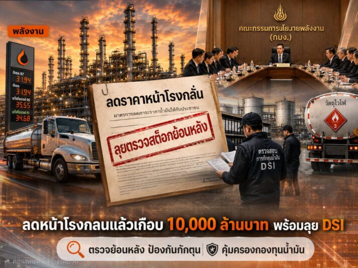 พลังงานตั้งอนุกรรมการ กบง ศึกษาข้อเสนอลดน้ำมันทันที
