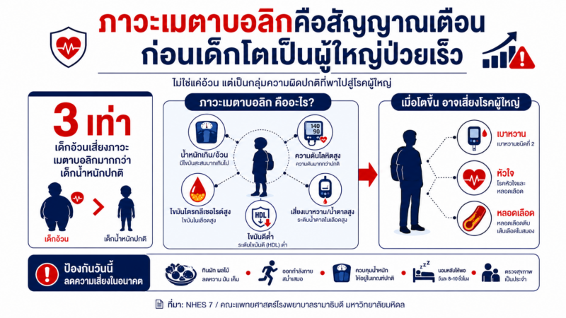 ภาวะเม็ดกระบกคือสัญญาณว่าเกิดโรค